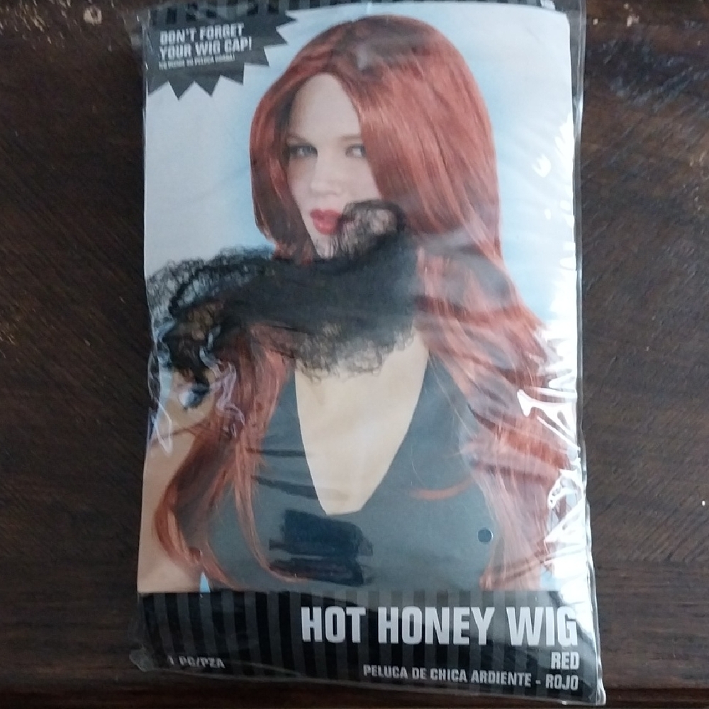 Hot Honey Red Wig